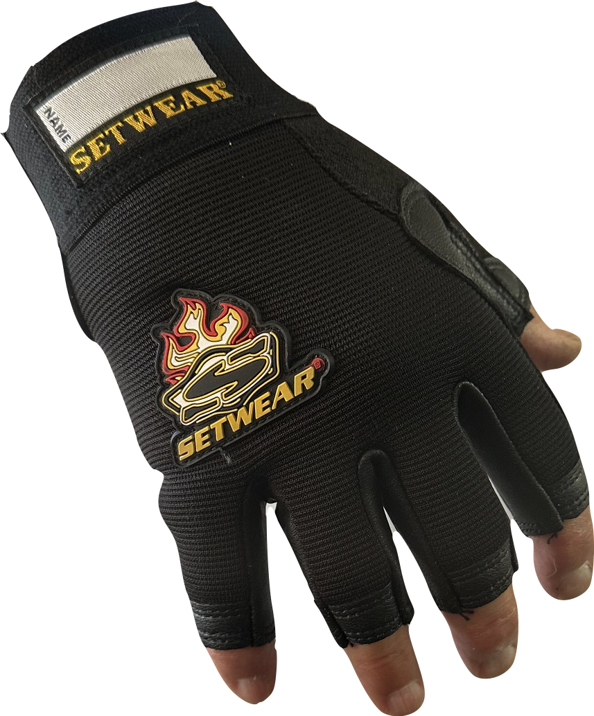 Leather Fingerless Glove