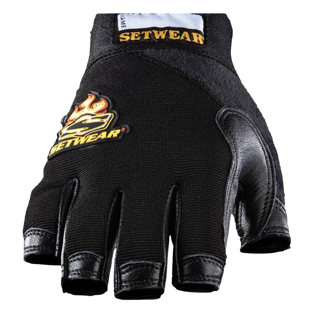 Leather Fingerless Glove