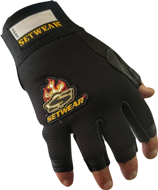 Leather Fingerless Glove