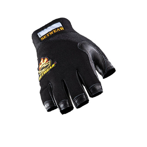 Leather Fingerless Glove