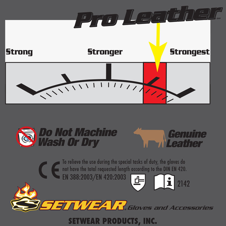Pro Leather Black Glove